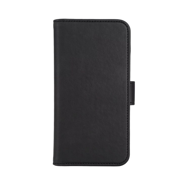 Essentials iPhone 15 PU wallet, recycled materials, detachable, black in the group SMARTPHONE & TABLETS / Phone cases / Apple / iPhone 15 at TP E-commerce Nordic AB (C59567)