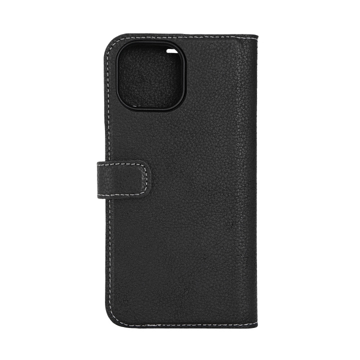 Essentials iPhone 15 leather Mag wallet, detachable, magnetic, black in the group SMARTPHONE & TABLETS / Phone cases / Apple / iPhone 15 at TP E-commerce Nordic AB (C59568)