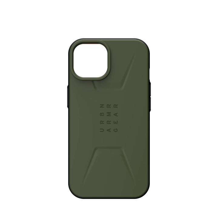 Urban Armor Gear iPhone 14 Civilian Magsafe - Olive in the group SMARTPHONE & TABLETS / Phone cases / Apple / iPhone 14 at TP E-commerce Nordic AB (C59608)