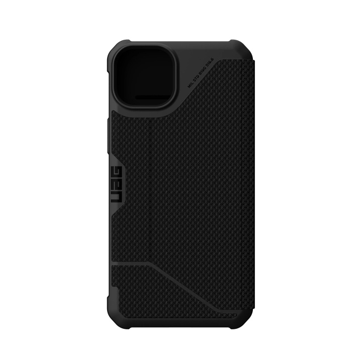 Urban Armor Gear iPhone 14 Plus Metropolis, wallet, Kevlar Black in the group SMARTPHONE & TABLETS / Phone cases / Apple / iPhone 14 at TP E-commerce Nordic AB (C59637)