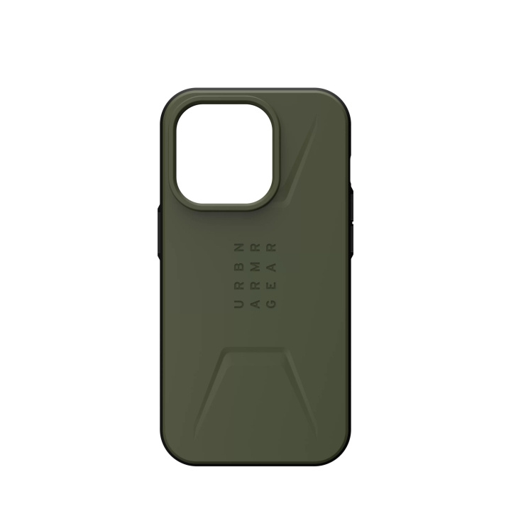 Urban Armor Gear iPhone 14 Pro Civilian Magsafe - Olive in the group SMARTPHONE & TABLETS / Phone cases / Apple / iPhone 14 at TP E-commerce Nordic AB (C59655)
