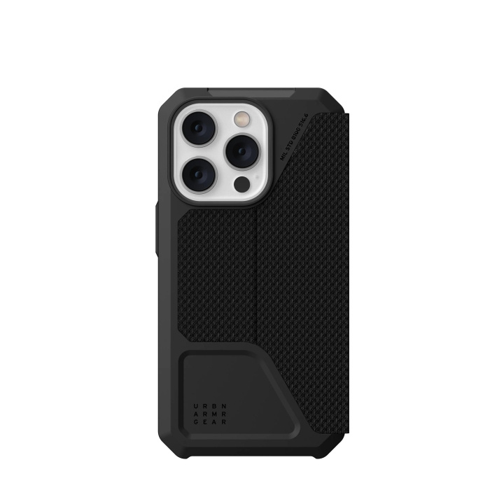 Urban Armor Gear iPhone 14 Pro Metropolis, wallet, Kevlar Black in the group SMARTPHONE & TABLETS / Phone cases / Apple / iPhone 14 at TP E-commerce Nordic AB (C59665)