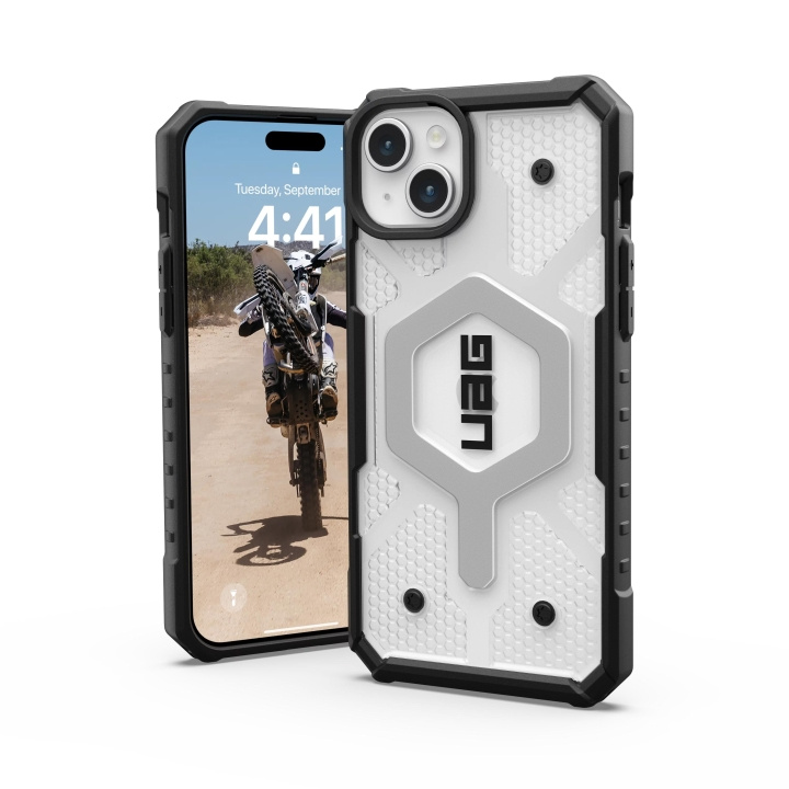Urban Armor Gear iPhone 15 Plus Pathfinder Magsafe - Ice in the group SMARTPHONE & TABLETS / Phone cases / Apple / iPhone 15 at TP E-commerce Nordic AB (C59752)