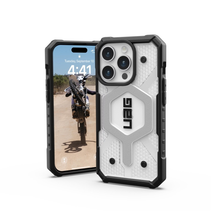 Urban Armor Gear iPhone 15 Pro Pathfinder Magsafe - Ice in the group SMARTPHONE & TABLETS / Phone cases / Apple / iPhone 15 at TP E-commerce Nordic AB (C59753)