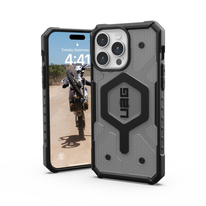 Urban Armor Gear iPhone 15 Pro Max Pathfinder Magsafe - Ash in the group SMARTPHONE & TABLETS / Phone cases / Apple / iPhone 15 at TP E-commerce Nordic AB (C59756)