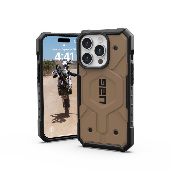 Urban Armor Gear iPhone 15 Pro Pathfinder Magsafe - Dark Earth in the group SMARTPHONE & TABLETS / Phone cases / Apple / iPhone 15 at TP E-commerce Nordic AB (C59771)