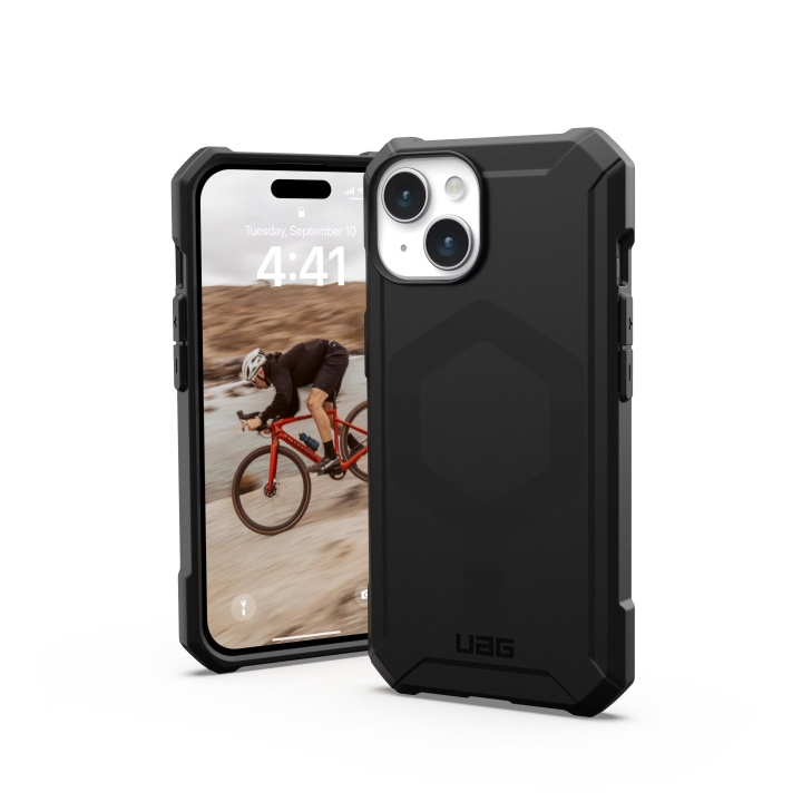 Urban Armor Gear iPhone 15 Essential Armor Magsafe - Black in the group SMARTPHONE & TABLETS / Phone cases / Apple / iPhone 15 at TP E-commerce Nordic AB (C59775)