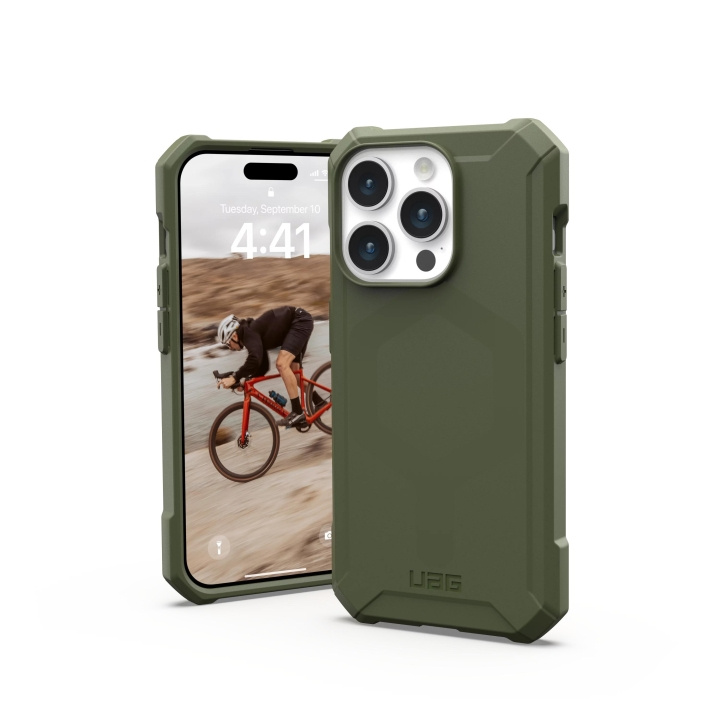 Urban Armor Gear iPhone 15 Pro Essential Armor Magsafe - Olive Drab in the group SMARTPHONE & TABLETS / Phone cases / Apple / iPhone 15 at TP E-commerce Nordic AB (C59781)