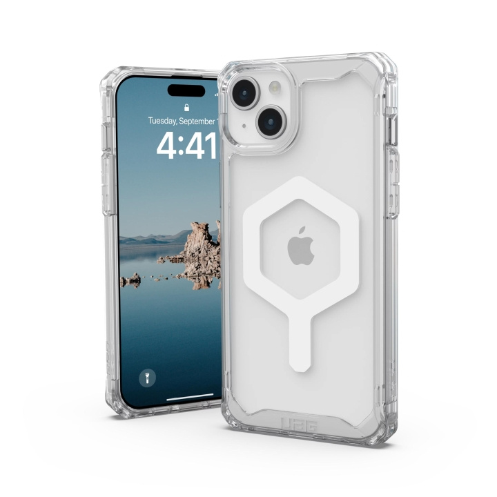 Urban Armor Gear iPhone 15 Plus Plyo Magsafe - Ice/White in the group SMARTPHONE & TABLETS / Phone cases / Apple / iPhone 15 at TP E-commerce Nordic AB (C59792)