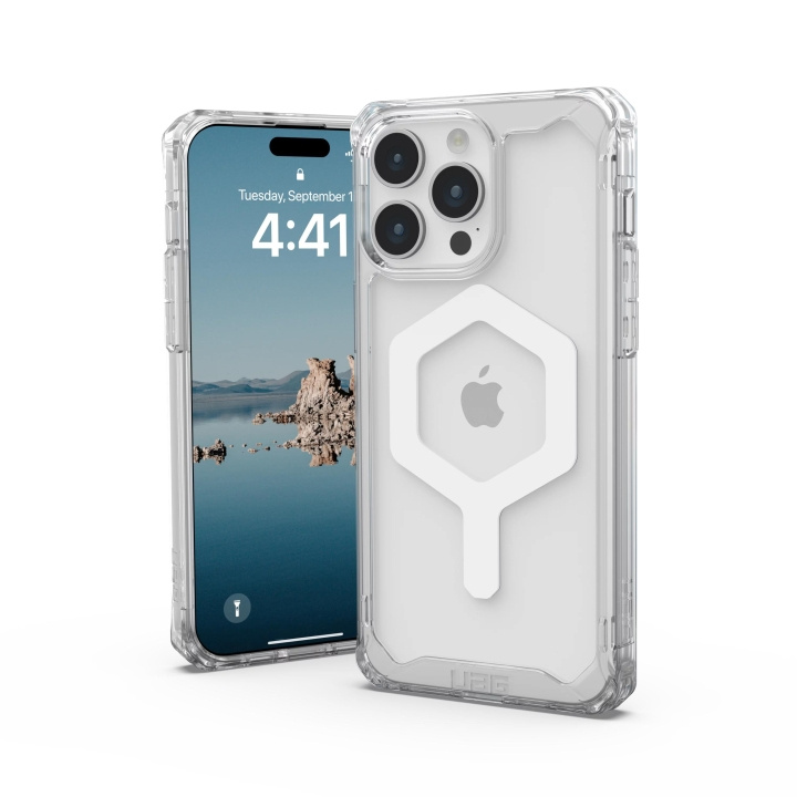 Urban Armor Gear iPhone 15 Pro Max Plyo Magsafe - Ice/White in the group SMARTPHONE & TABLETS / Phone cases / Apple / iPhone 15 at TP E-commerce Nordic AB (C59794)