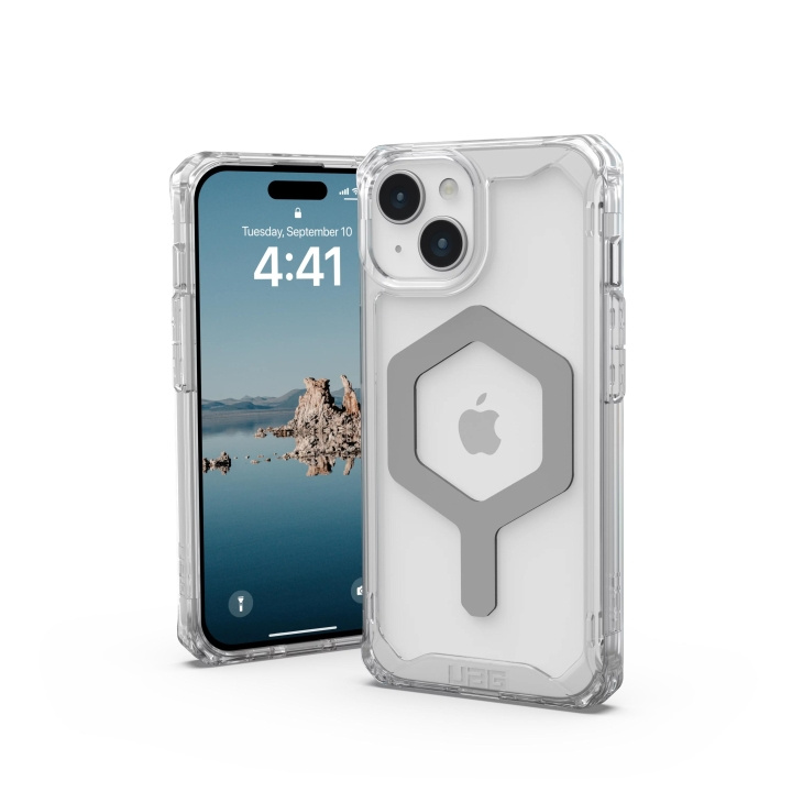 Urban Armor Gear iPhone 15 Plyo Magsafe - Ice/Silver in the group SMARTPHONE & TABLETS / Phone cases / Apple / iPhone 15 at TP E-commerce Nordic AB (C59795)