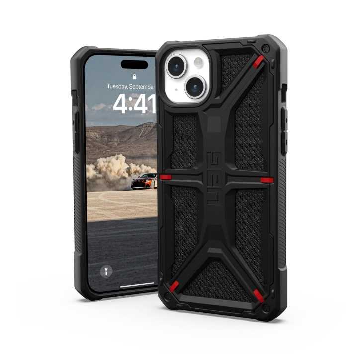 Urban Armor Gear iPhone 15 Plus Monarch - Kevlar Black in the group SMARTPHONE & TABLETS / Phone cases / Apple / iPhone 15 at TP E-commerce Nordic AB (C59818)