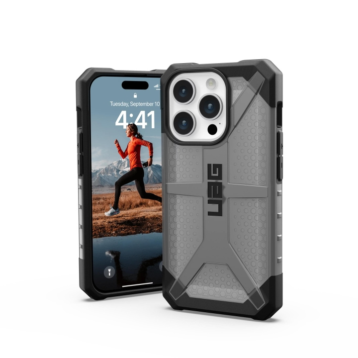 Urban Armor Gear iPhone 15 Pro Plasma - Ash in the group SMARTPHONE & TABLETS / Phone cases / Apple / iPhone 15 at TP E-commerce Nordic AB (C59829)