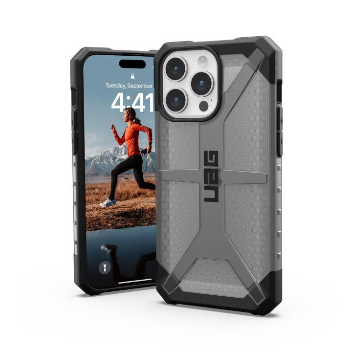 Urban Armor Gear iPhone 15 Pro Max Plasma - Ash in the group SMARTPHONE & TABLETS / Phone cases / Apple / iPhone 15 at TP E-commerce Nordic AB (C59830)