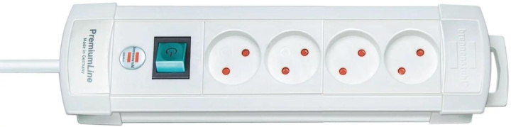 Brennenstuhl 4 way Extension Socket, 2m, White in the group HOME, HOUSEHOLD & GARDEN / Electricity & Lighting / Power strips at TP E-commerce Nordic AB (C59870)