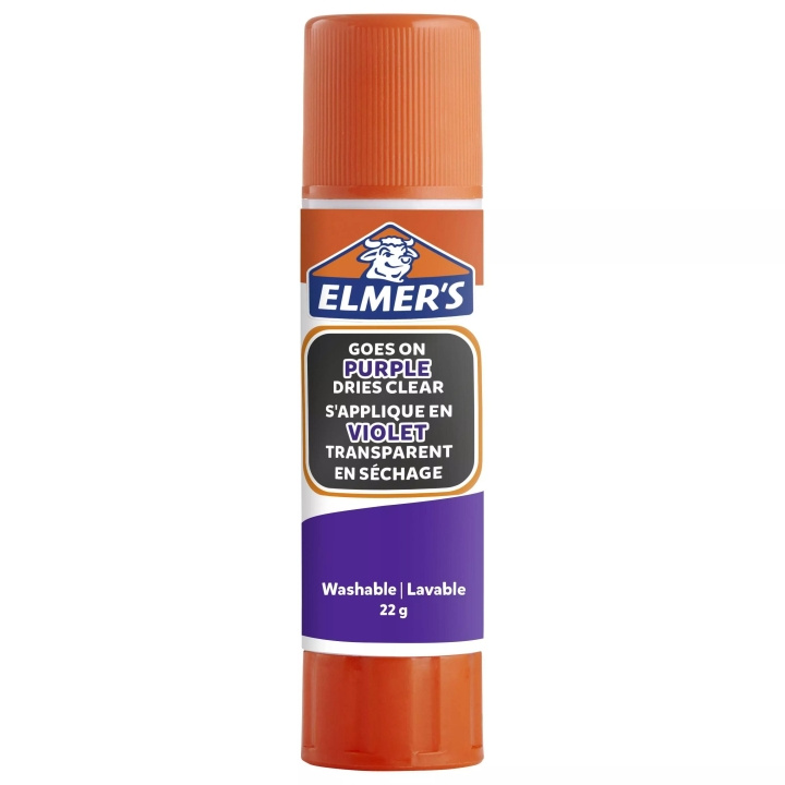 elmers 22 gram Disappearing Purple Glue stick in the group HOME, HOUSEHOLD & GARDEN / Office material / Tape/Glue at TP E-commerce Nordic AB (C59878)