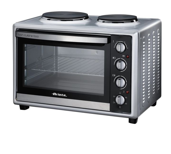 Ariete Oven w/hotplates, 60L, steel in the group HOME, HOUSEHOLD & GARDEN / Household appliances / Cooktops and Hot plates at TP E-commerce Nordic AB (C59900)