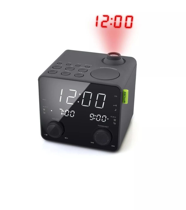 MUSE M-189 P Clock Radio FM projection USB-charge in the group HOME ELECTRONICS / Audio & Picture / Home cinema, Hifi & Portable / Radio & Alarm clocks / Radio at TP E-commerce Nordic AB (C59935)
