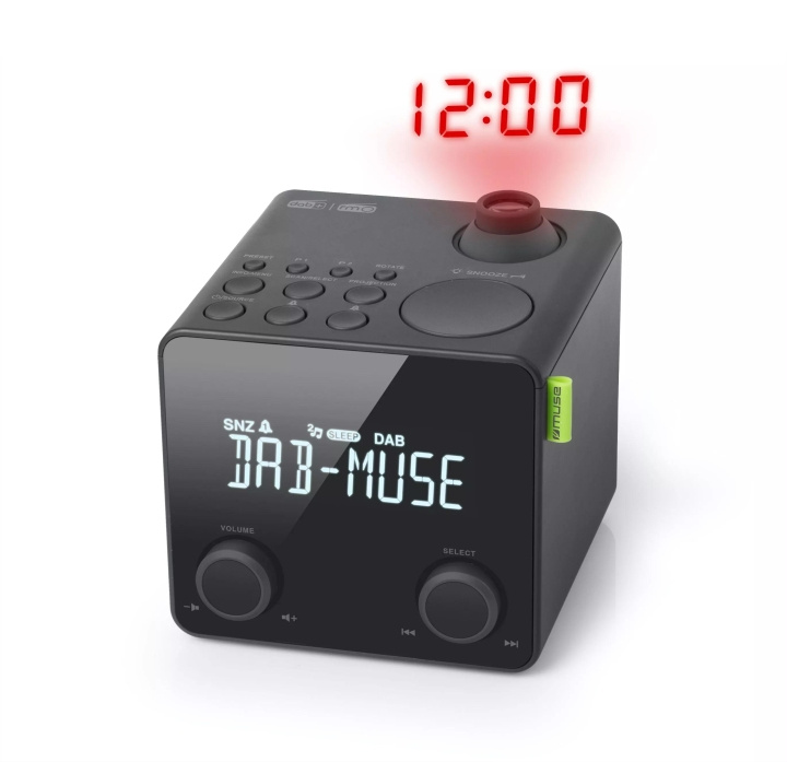 MUSE DAB+ Clockradio with projection in the group HOME ELECTRONICS / Audio & Picture / Home cinema, Hifi & Portable / Radio & Alarm clocks / Radio at TP E-commerce Nordic AB (C59972)