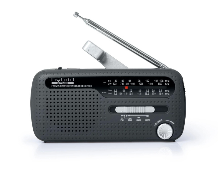MUSE MH-07 DS Radio FM WB Solar Dynamo, black in the group HOME ELECTRONICS / Audio & Picture / Home cinema, Hifi & Portable / Radio & Alarm clocks / Radio at TP E-commerce Nordic AB (C59979)