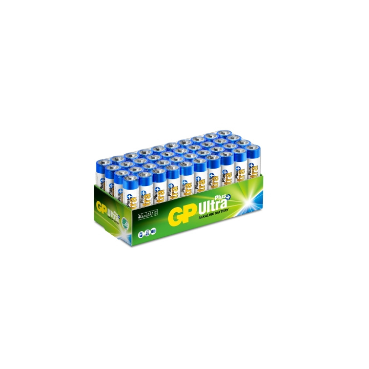 GP Ultra Plus Alkaline AAA 40 Pack (S) in the group HOME ELECTRONICS / Batteries & Chargers / Batteries / AAA at TP E-commerce Nordic AB (C59982)