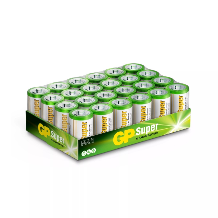 GP Super Alkaline C 24 Pack (S) in the group HOME ELECTRONICS / Batteries & Chargers / Batteries / Other at TP E-commerce Nordic AB (C59989)