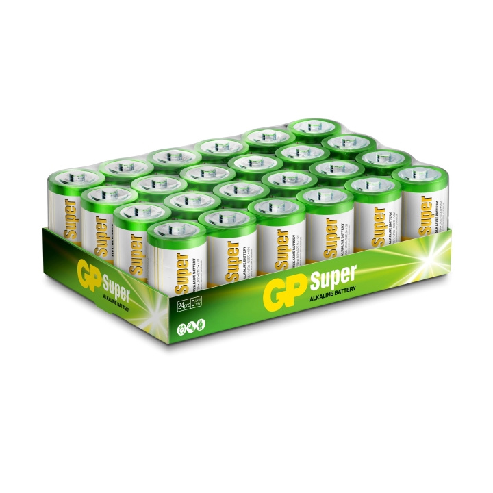 GP Super Alkaline D 24 Pack (S) in the group HOME ELECTRONICS / Batteries & Chargers / Batteries / Other at TP E-commerce Nordic AB (C59991)