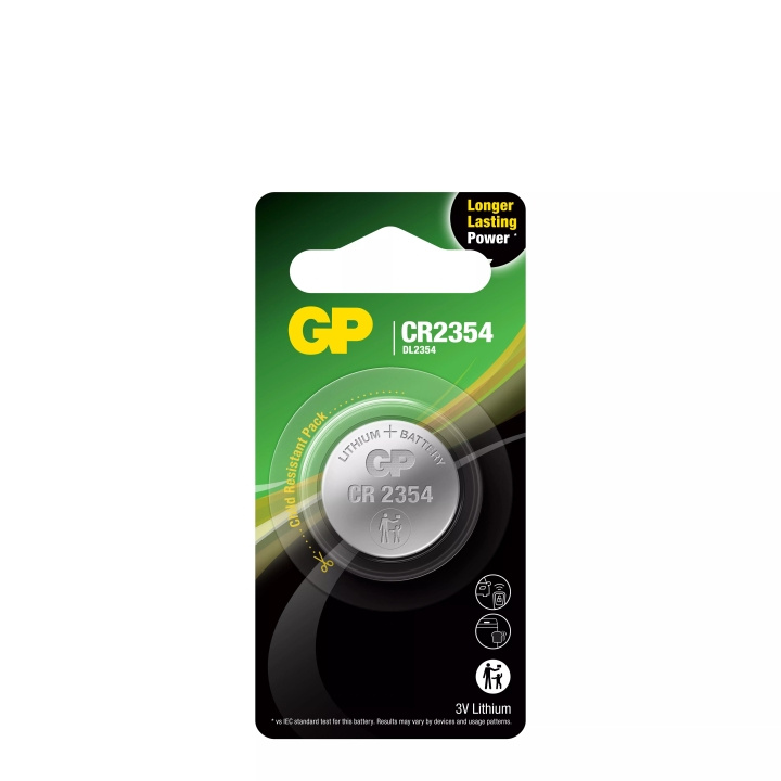 GP CR2354 Lithium Coin, 1 Pack (B) in the group HOME ELECTRONICS / Batteries & Chargers / Batteries / Button cell at TP E-commerce Nordic AB (C60000)