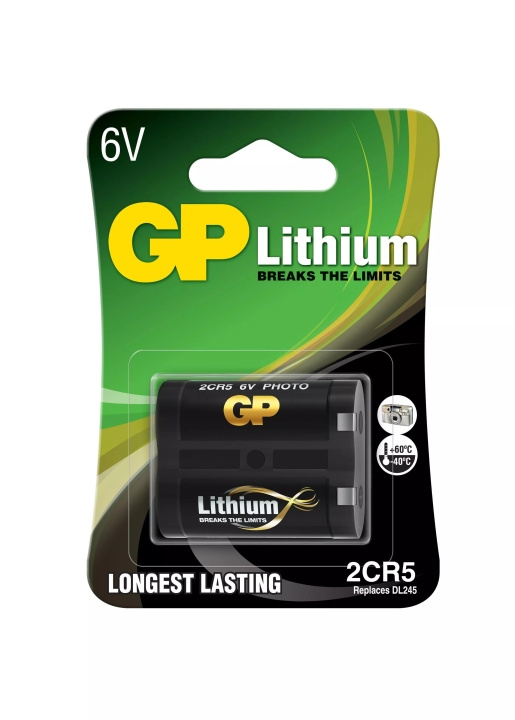 GP 2CR5 Lithium 1 Pack (B) in the group HOME ELECTRONICS / Batteries & Chargers / Batteries / Other at TP E-commerce Nordic AB (C60003)