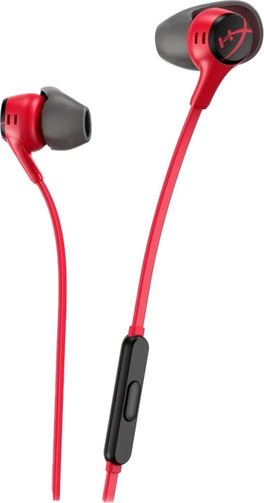HyperX Cloud Earbuds II RED Gaming Earbuds with Mic in the group HOME ELECTRONICS / Audio & Picture / Headphones & Accessories / Headphones at TP E-commerce Nordic AB (C60081)