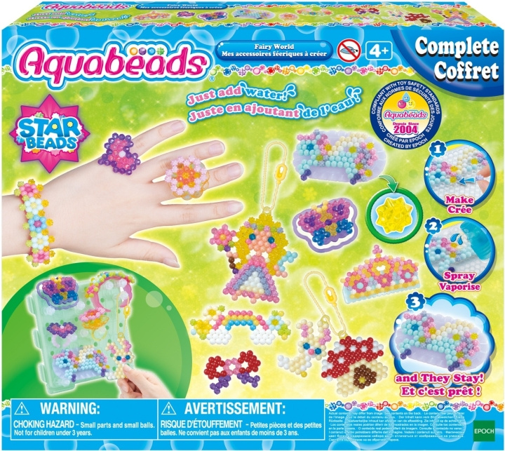 Aquabeads - Fairy World Crafting Set in the group Sport, leisure & Hobby / Hobby / Beads / Bead pegboards & Beads at TP E-commerce Nordic AB (C60129)