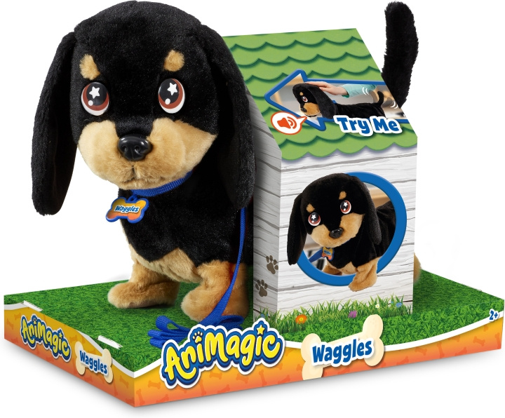 Animagic Waggles - interactive dachshund in the group TOYS, KIDS & BABY PRODUCTS / Toys / Docks & Accessories at TP E-commerce Nordic AB (C60168)