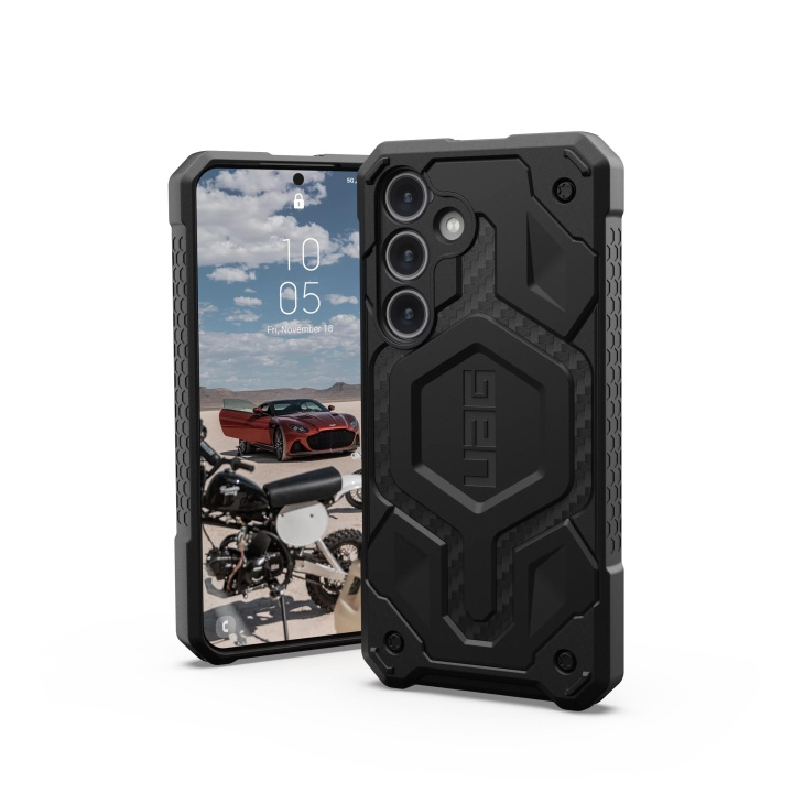 Urban Armor Gear Galaxy S24 Monarch Carbon Fiber in the group SMARTPHONE & TABLETS / Phone cases / Samsung at TP E-commerce Nordic AB (C60239)