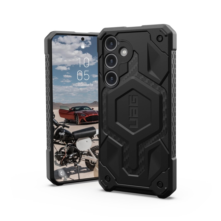Urban Armor Gear Galaxy S24+ Monarch Carbon Fiber in the group SMARTPHONE & TABLETS / Phone cases / Samsung at TP E-commerce Nordic AB (C60242)
