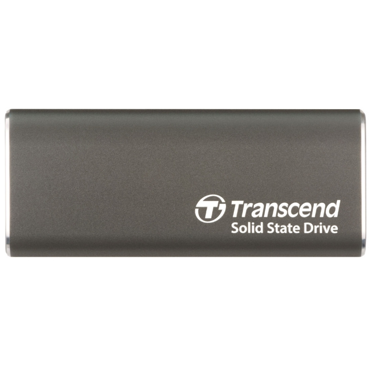 Transcend Portabel SSD ESD256C USB-C 500Gb 10Gbps (R1050/W950 Mb/s) Aluminium in the group COMPUTERS & PERIPHERALS / Computer accessories / External hard drives at TP E-commerce Nordic AB (C60281)