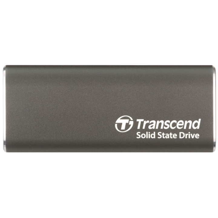 Transcend Portabel SSD ESD256C USB-C 1TB 10Gbps (R1050/W950 Mb/s) Aluminium in the group COMPUTERS & PERIPHERALS / Computer accessories / External hard drives at TP E-commerce Nordic AB (C60282)
