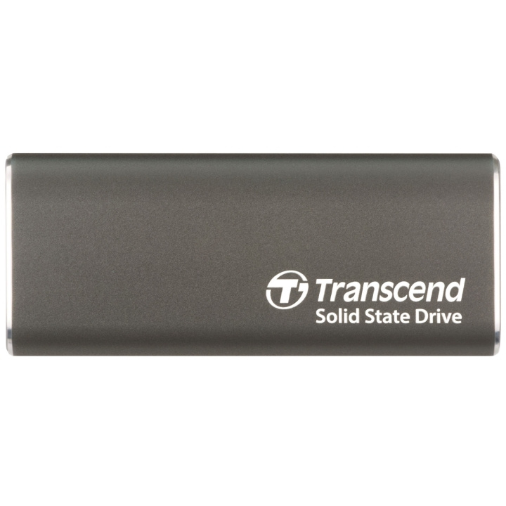 Transcend Portabel SSD ESD256C USB-C 2TB 10Gbps (R1050/W950 Mb/s) Aluminium in the group COMPUTERS & PERIPHERALS / Computer accessories / External hard drives at TP E-commerce Nordic AB (C60283)
