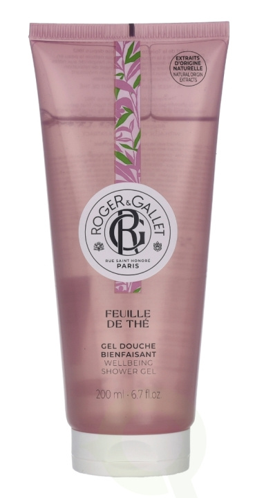 Roger & Gallet Feuille De The Shower Gel 200 ml in the group BEAUTY & HEALTH / Hair & Styling / Hair care / Schampoo at TP E-commerce Nordic AB (C60341)