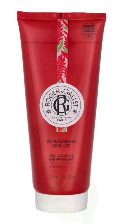 Roger & Gallet Gingembre Rouge Shower Gel 200 ml in the group BEAUTY & HEALTH / Hair & Styling / Hair care / Schampoo at TP E-commerce Nordic AB (C60346)