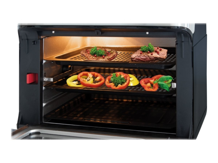 ProfiCook PC-FR 1200 H Airfryer 1500W Stainless steel/black in the group HOME, HOUSEHOLD & GARDEN / Household appliances / Airfryers & Fryers at TP E-commerce Nordic AB (C60468)