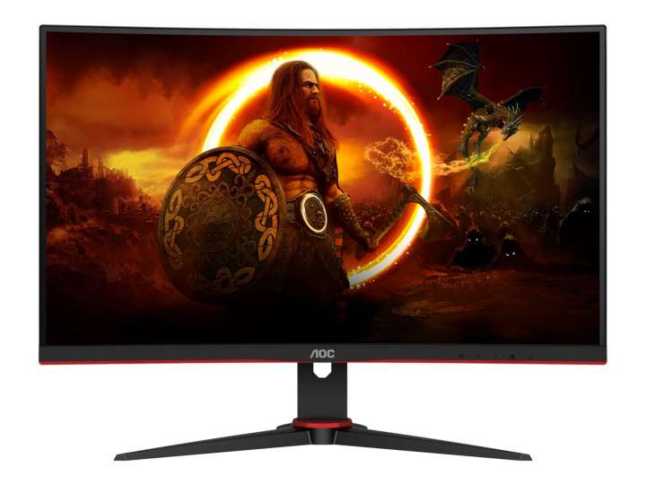 AOC Gaming C27G2E/BK 27 1920 x 1080 (Full HD) VGA (HD-15) HDMI DisplayPort 165Hz in the group COMPUTERS & PERIPHERALS / Computer monitor / Computer monitors at TP E-commerce Nordic AB (C60489)