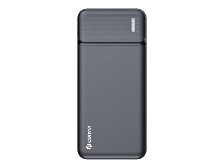 Denver Powerbank 10000mAh Svart in the group SMARTPHONE & TABLETS / Chargers & Cables / Powerbanks at TP E-commerce Nordic AB (C60515)