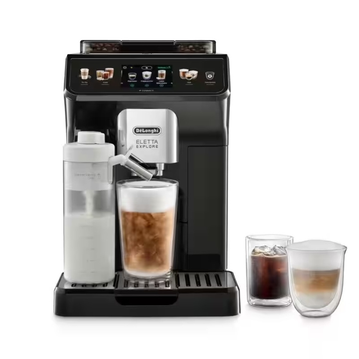 DeLonghi Eletta Explore Cold Brew ECAM450.65.G in the group HOME, HOUSEHOLD & GARDEN / Household appliances / Coffee makers and accessories / Espresso Machines at TP E-commerce Nordic AB (C60550)