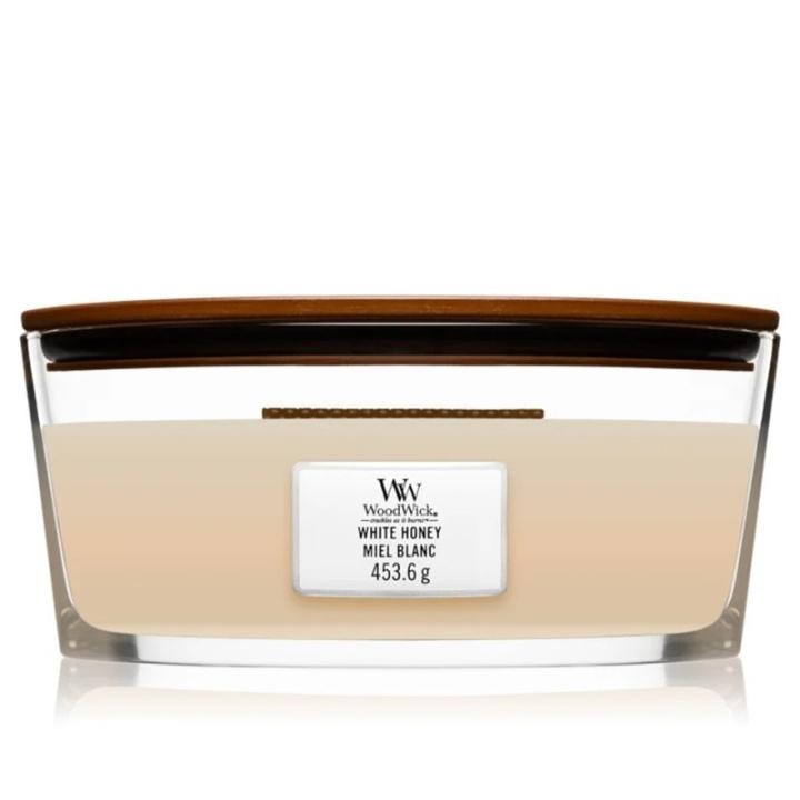 WoodWick Ellipse - White Honey in the group BEAUTY & HEALTH / Fragrance & Perfume / Other fragrances / Scented candles at TP E-commerce Nordic AB (C60581)