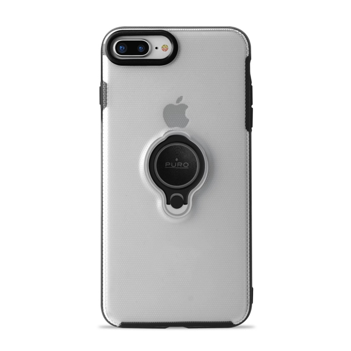 Puro iPhone 8/7 Plus, Magnet Ring Cover, transparent in the group SMARTPHONE & TABLETS / Phone cases / Apple / iPhone 8 Plus / Cases at TP E-commerce Nordic AB (C60587)