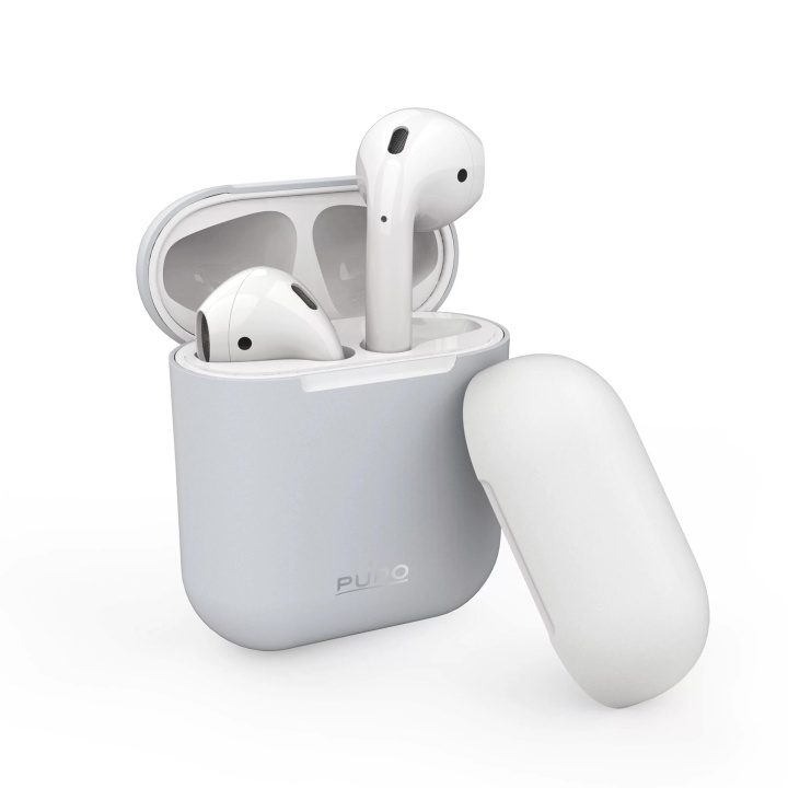 Puro Silicone Case för AirPods, Ljusblå in the group HOME ELECTRONICS / Audio & Picture / Headphones & Accessories / Accessories at TP E-commerce Nordic AB (C60589)