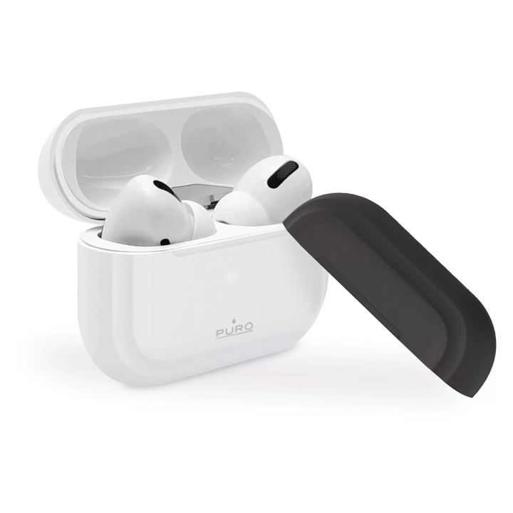 Puro Silicon Case för AirPods Pro, Vit in the group HOME ELECTRONICS / Audio & Picture / Headphones & Accessories / Accessories at TP E-commerce Nordic AB (C60598)