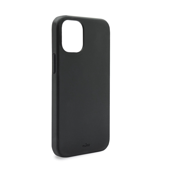 Puro iPhone 12 Mini Icon Cover black in the group SMARTPHONE & TABLETS / Phone cases / Apple / iPhone 12 Mini / Cases at TP E-commerce Nordic AB (C60613)