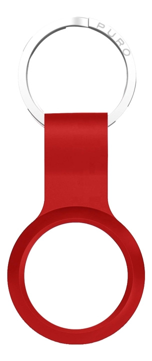 Puro Apple AirTag ICON Keychain with Carabiner, red in the group SMARTPHONE & TABLETS / Other accessories / Other at TP E-commerce Nordic AB (C60708)