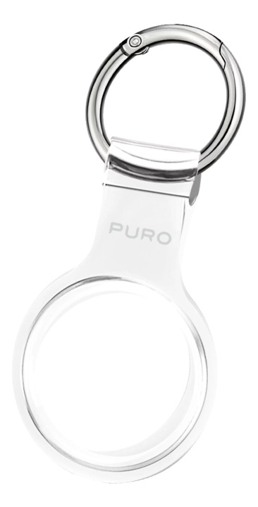 Puro Apple AirTag NUDE KeyChain with Carabiner, transparent in the group SMARTPHONE & TABLETS / Other accessories / Other at TP E-commerce Nordic AB (C60712)